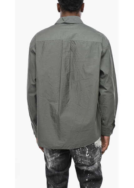 Camasi casual LEMAIRE Cotton Blend Shirt With Breast-Pocket Military Green Barbati (BM 19432997) 2