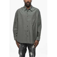 Camasi casual Cotton Blend Shirt With Breast-Pocket Barbati