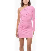 Rochii scurte Dama - Rochii scurte DSQUARED2 Draped One-Shoulder Dress Pink Femei (BM 19433099) - B-mall.ro