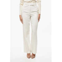 Pantaloni casual Textured Fabric 4-Pocket Pants Femei