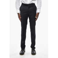 Pantaloni eleganti Virgin Wool Pants With Hidden Closure Barbati