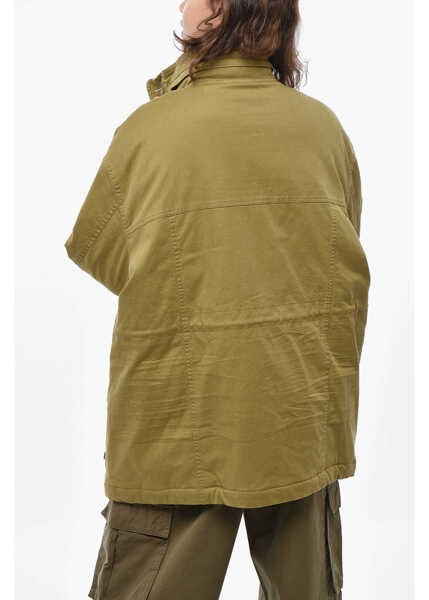 Geci Parka DSQUARED2 Padded Americana Parka With Extractable Hood Green Femei (BM 19433123) 2