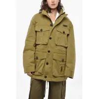 Geci Parka Padded Americana Parka With Extractable Hood Femei