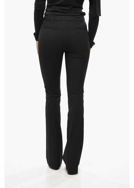 Pantaloni casual The Latest Wool Blend Ann Bootcut Pants Black Femei (BM 19433156) 2