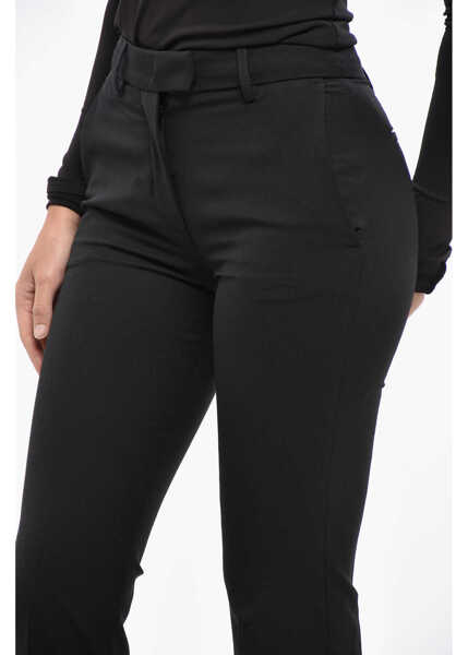 Pantaloni casual The Latest Wool Blend Ann Bootcut Pants Black Femei (BM 19433156) 3