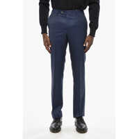 Pantaloni eleganti Pinstriped Virgin Wool Leader Pants Barbati