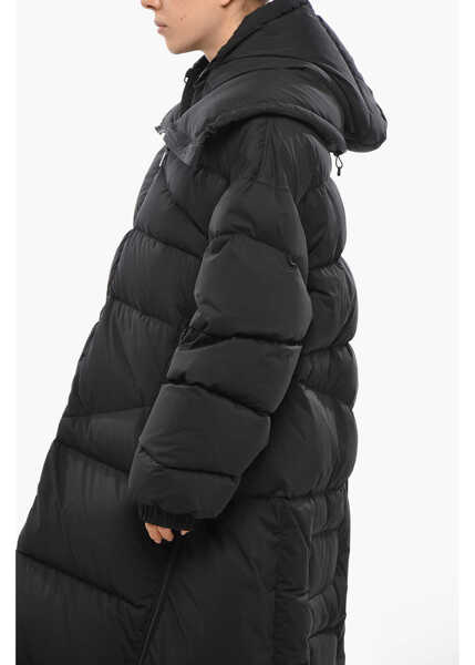 Geci de iarna Bacon Full-Zip Double Down Jacket With Hood Black Femei (BM 19433168) 2