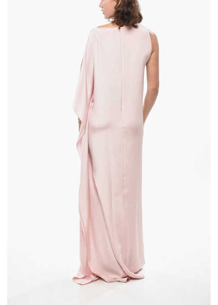 Rochii lungi Max Mara Silk Bora Asymmetric Dress Pink Femei (BM 19433174) 2