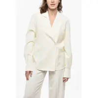 Sacouri Double-Breasted Blazer With Wrap Design Femei