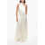 Max Mara Silk Satin Pamela One-Shoulder Dress With Tie Neck Detail White