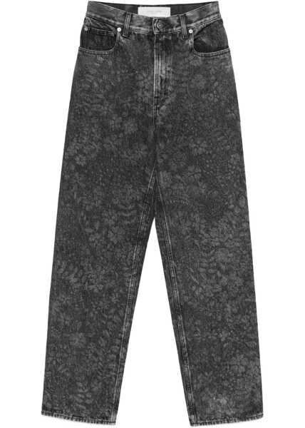 Blugi skinny Golden Goose Jeans With Floral Pattern BLACK Femei (BM 19433246) 1
