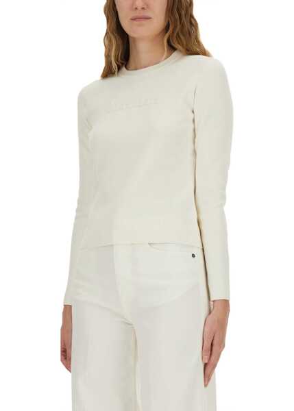 Pulovere casual Max Mara Jersey With Logo IVORY Femei (BM 19433255) 4