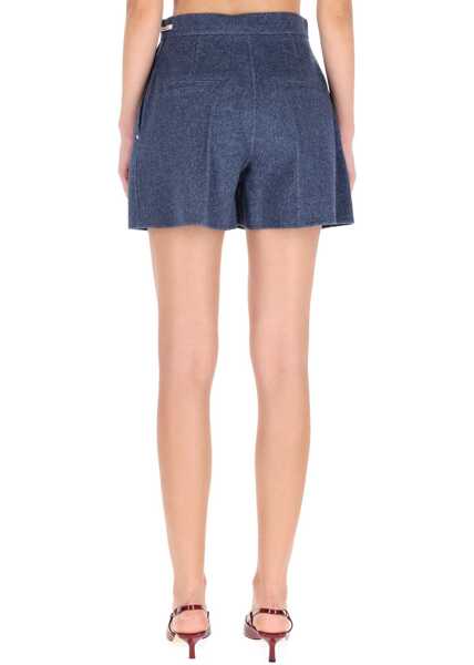 Pantaloni scurti SPORTMAX Shorts Braiesi BLUE Femei (BM 19433315) 4