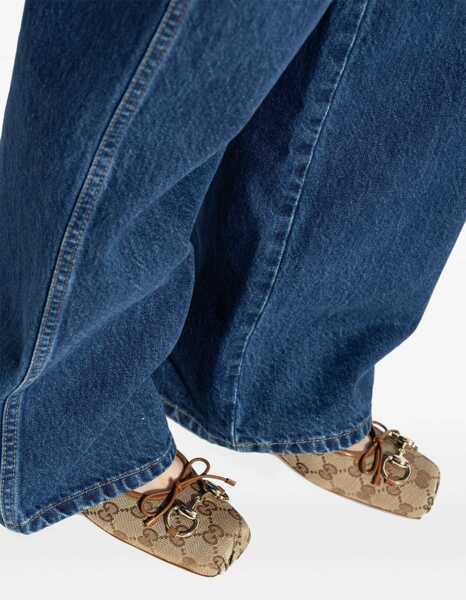 Balerini Gucci Ballerina With Clamp BEIGE Femei (BM 19433318) 5