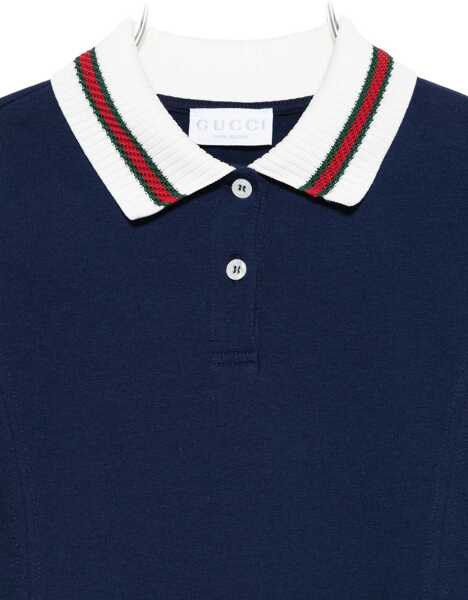 Tricouri Polo Gucci Polo Dress BLUE Fete (BM 19433321) 3