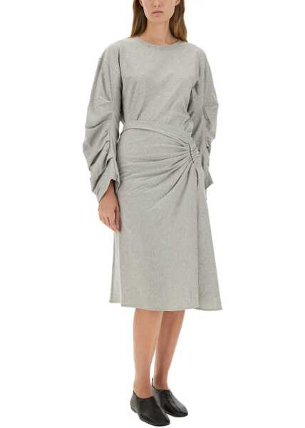 Fuste casual Dries Van Noten Draped Hevira Skirt GREY Femei (BM 19433333) 2