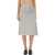 Dries Van Noten Draped "Hevira" Skirt GREY