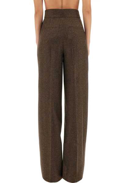 Pantaloni casual Max Mara Pants Billy1234 BROWN Femei (BM 19433354) 3