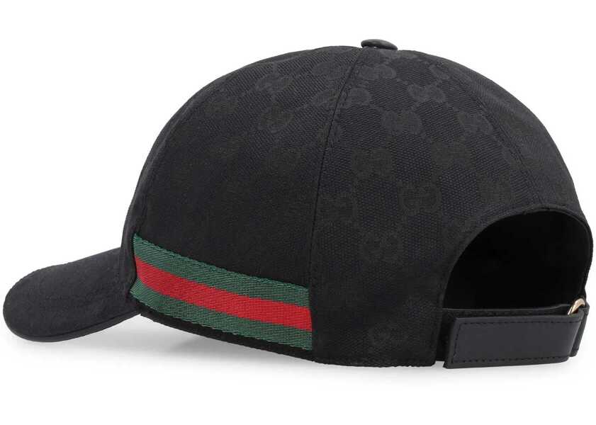 Sepci Gucci Baseball Hat With Web BLACK Barbati (BM 19433375) 2