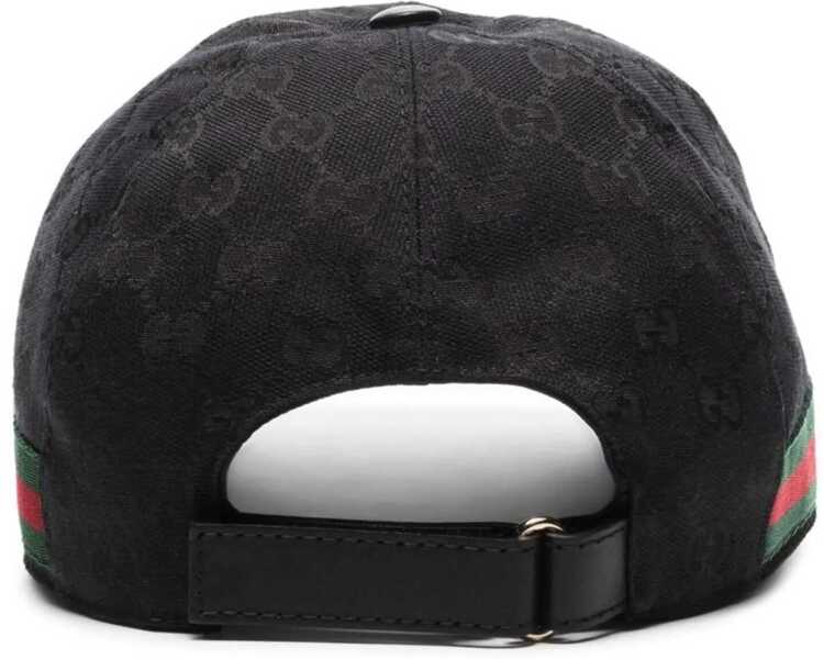 Sepci Gucci Baseball Hat With Web BLACK Barbati (BM 19433375) 5
