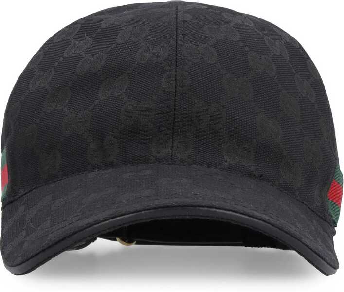 Sepci Gucci Baseball Hat With Web BLACK Barbati (BM 19433375) 1