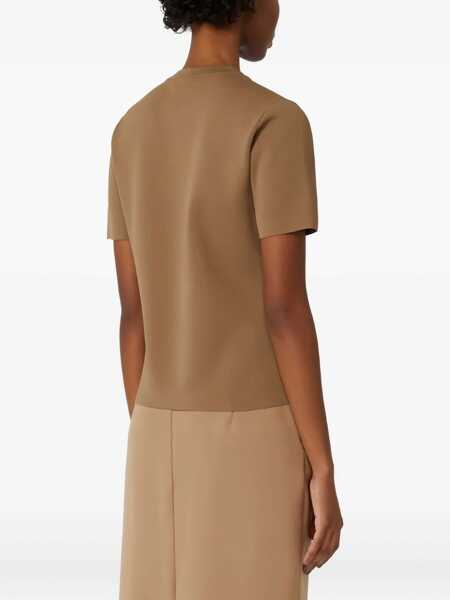 Tricouri Max Mara T-Shirt Adelio BEIGE Femei (BM 19433384) 4