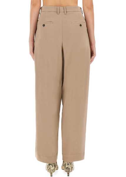 Pantaloni casual Max Mara Pants Homer BEIGE Femei (BM 19433393) 3