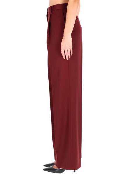 Pantaloni casual Dries Van Noten Pants Portias BORDEAUX Femei (BM 19433405) 3