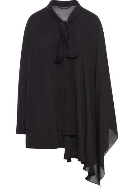 Bluze Balenciaga Blouse With Scarf BLACK Femei (BM 19433408) 1