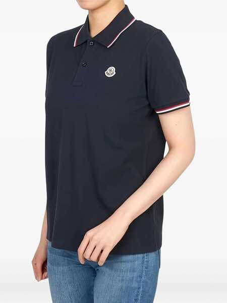 Tricouri Polo Moncler Polo With Logo BLUE Baieti (BM 19433414) 3