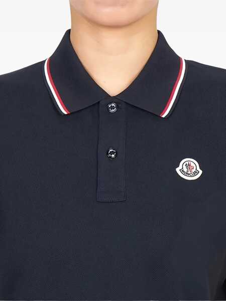 Tricouri Polo Moncler Polo With Logo BLUE Baieti (BM 19433414) 4