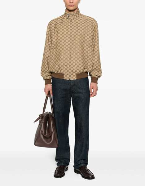 Pulovere casual Gucci Cotton Jacket Gg BEIGE Barbati (BM 19433417) 2