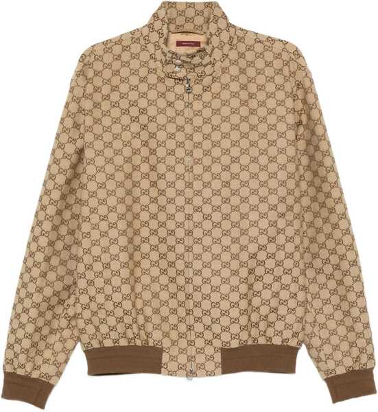 Pulovere casual Gucci Cotton Jacket Gg BEIGE Barbati (BM 19433417) 1