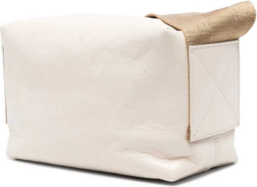 Genti de umar UMA WANG Leather Shoulder Bag BEIGE Femei (BM 19433420) 3