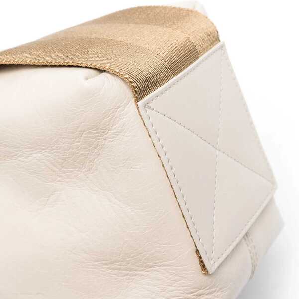 Genti de umar UMA WANG Leather Shoulder Bag BEIGE Femei (BM 19433420) 4