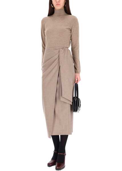 Pulovere Max Mara Turtleneck Sweater Meana BEIGE Femei (BM 19433429) 2