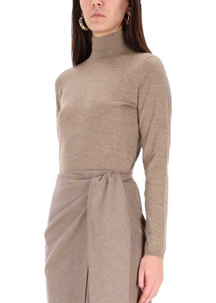 Pulovere Max Mara Turtleneck Sweater Meana BEIGE Femei (BM 19433429) 4