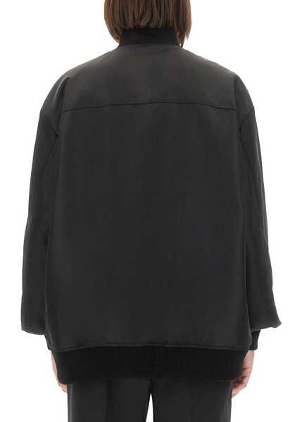 Jachete SPORTMAX Bomber Agape BLACK Femei (BM 19433441) 3