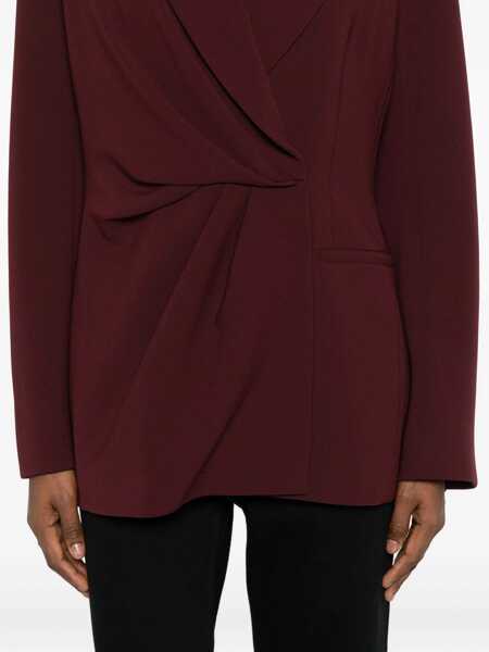 Sacouri office Max Mara Piano Wing Jacket BORDEAUX Femei (BM 19433459) 5