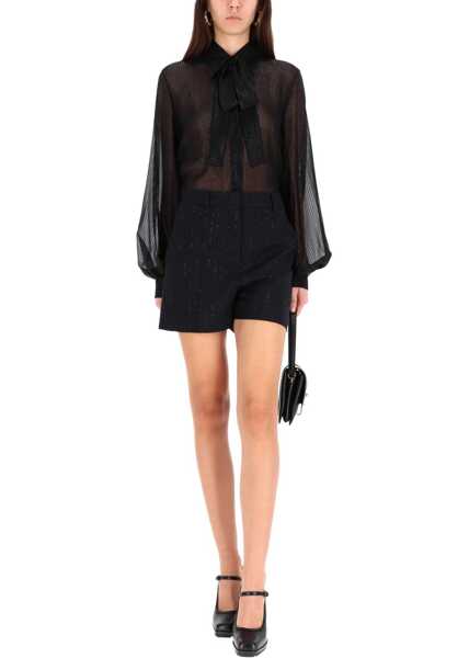 Bluze Max Mara Blouse With Bow BLACK Femei (BM 19433480) 2