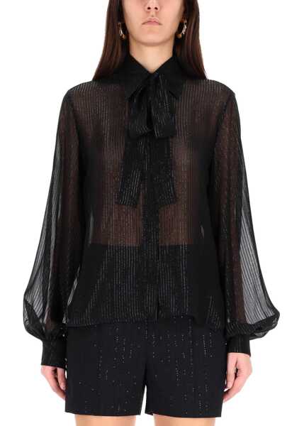 Bluze Max Mara Blouse With Bow BLACK Femei (BM 19433480) 1