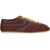 Dries Van Noten Nylon And Nappa Leather Sneaker BORDEAUX