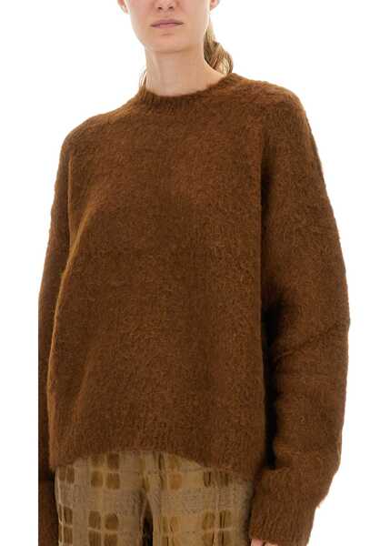 Pulovere UMA WANG Wool Blend Sweater BROWN Femei (BM 19433516) 4