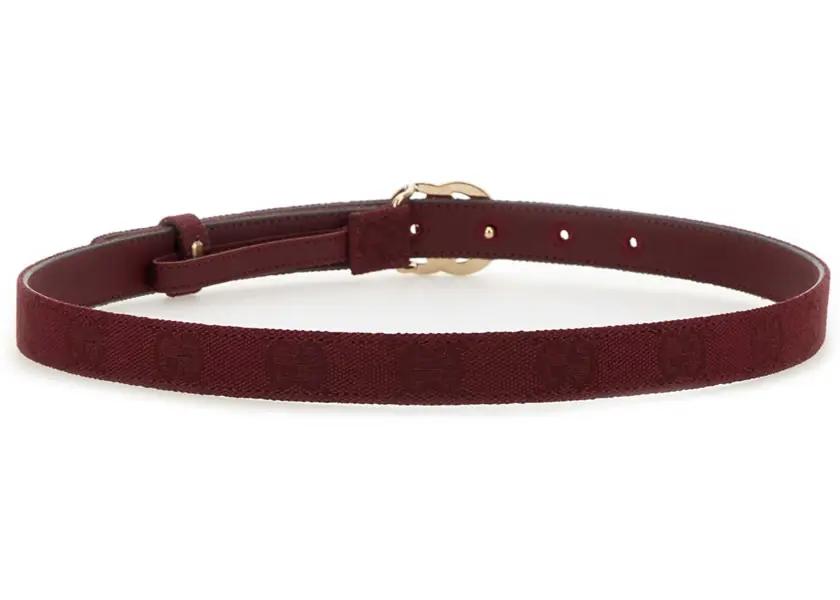 Curele Gucci Double G Buckle Belt BORDEAUX Femei (BM 19433528) 3