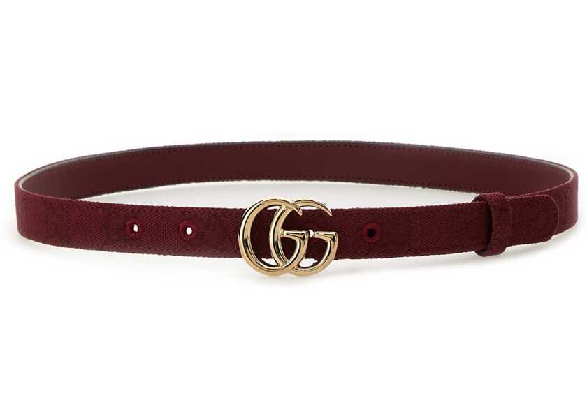 Curele Gucci Double G Buckle Belt BORDEAUX Femei (BM 19433528) 1