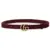 Gucci Double G Buckle Belt BORDEAUX