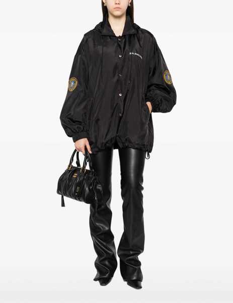 Jachete Balenciaga Oversized Windbreaker BLACK Barbati (BM 19433531) 3