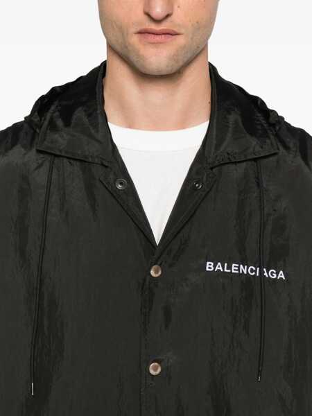 Jachete Balenciaga Oversized Windbreaker BLACK Barbati (BM 19433531) 5