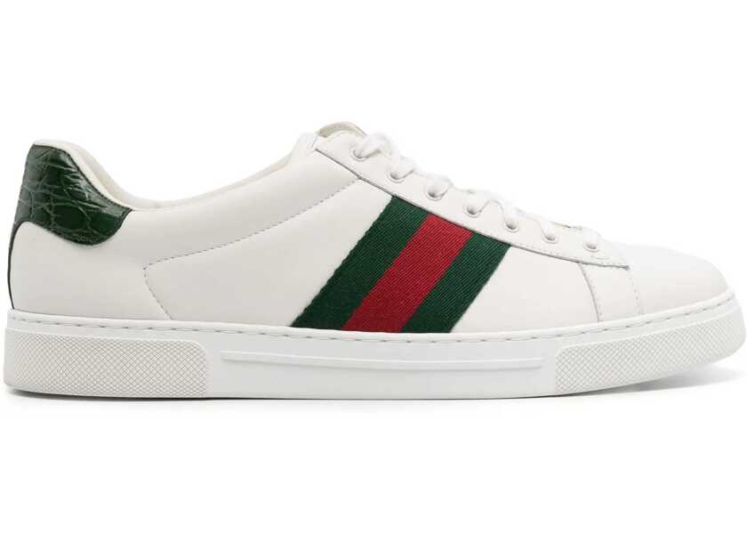 Sneakers Gucci Ace Sneaker With Web Detail WHITE Barbati (BM 19433558) 1