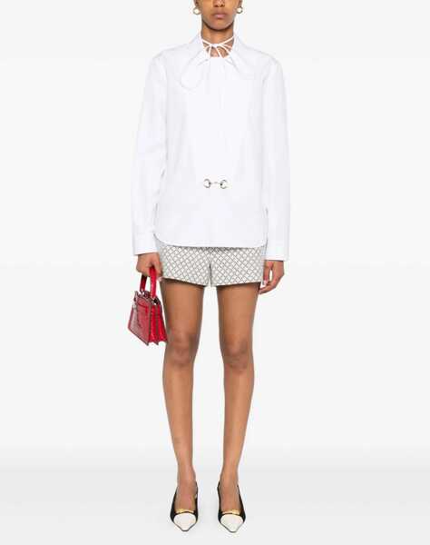 Bluze Gucci Cotton Poplin Shirt With Clamp WHITE Femei (BM 19433567) 2